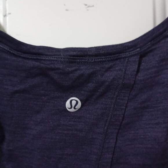 Lululemon Womens Purple Short Sleeve Lightweight Athletic Top - Picture 3 of 6